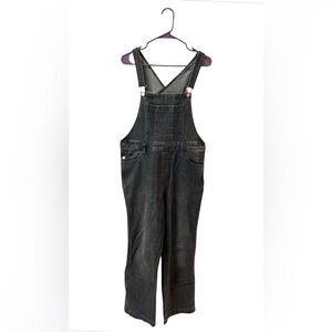 Universal Thread Women's Black Denim Overalls